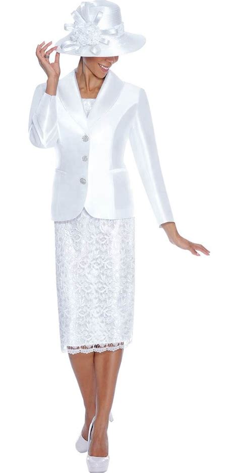 Gmi G5972 White Womens Church Suits Fall 2015 Women Church Suits Church Suits Church Suits