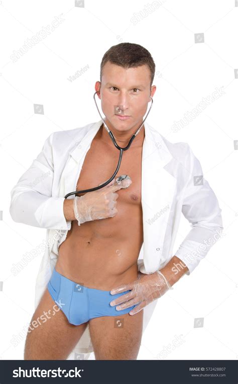Sexy Shirtless Doctor Stock Photo 572428807 Shutterstock