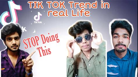 Tik Tok Trend In Real Life Youtube