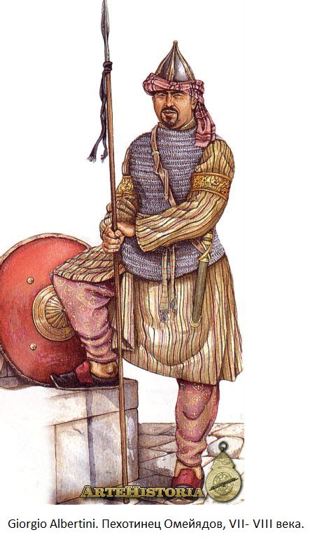 Umayyad Infantryman Vii Viii C Historical Warriors Ancient