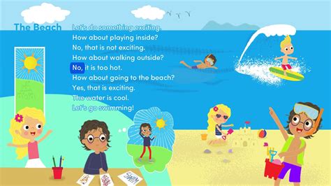 Kids Story The Beach Animated Story For Kids With Subtitle Ser