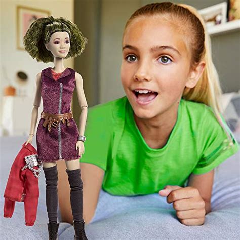 Disneys Zombies 2 Eliza Zombie Doll 115 Inch Wearing Grungy Cool Outfit And Accessories 11