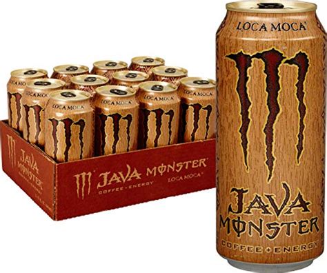 Monster Energy Java Monster Mean Bean Coffee Energy Drink 15 Ounce Pack