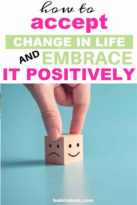 How To Accept Change In Life And Embrace It Positively Habits Buzz