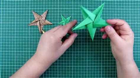 اوریگامی ستاره آموزش ساخت ستاره کاغذی کاردستی