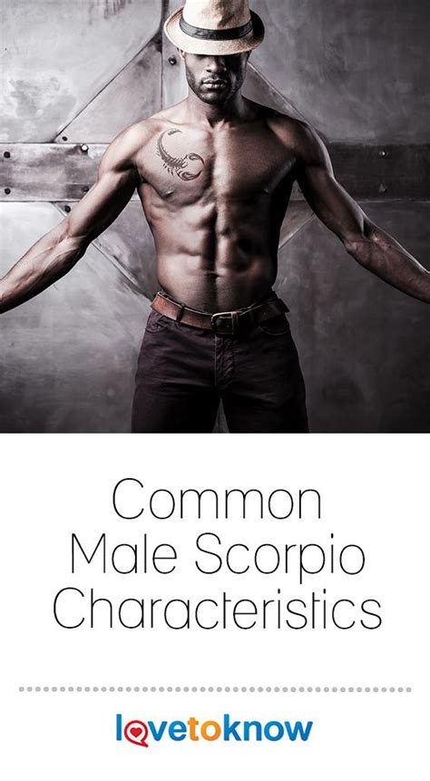 Common Male Scorpio Characteristics Lovetoknow Scorpio Man