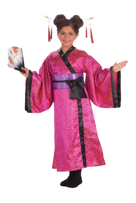 Japon Costume De Robe De Geisha Enfant