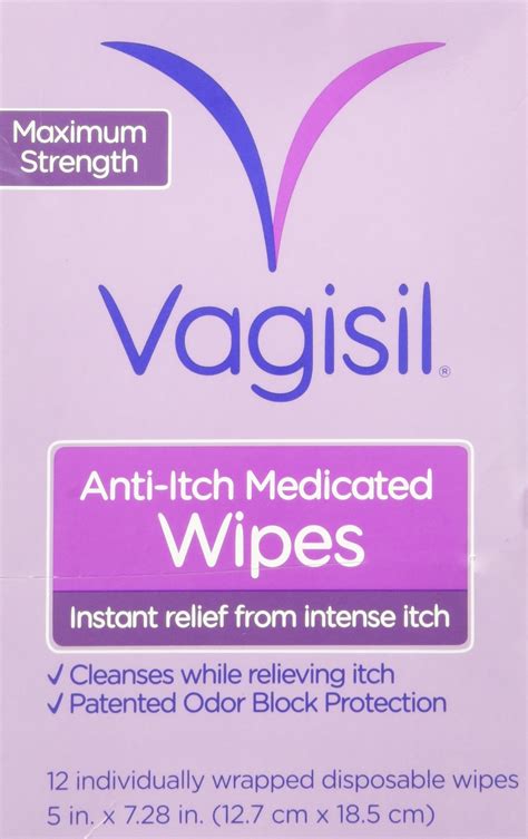 Vagisil Anti Itch Medicated Wipes