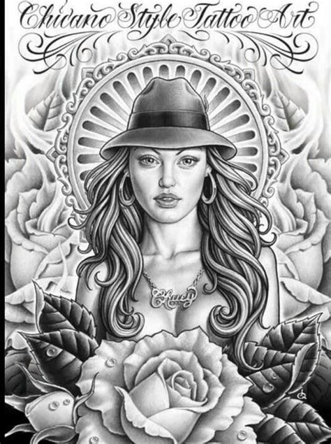 Chicana Chicano Art Tattoos Lowrider Art Latino Art