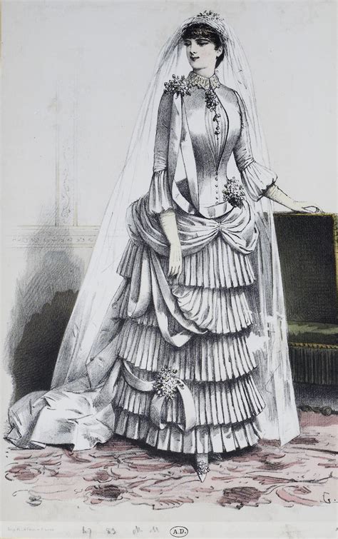 La France Élégante 1883 La Mode Illustree Robe De Mariee Mode