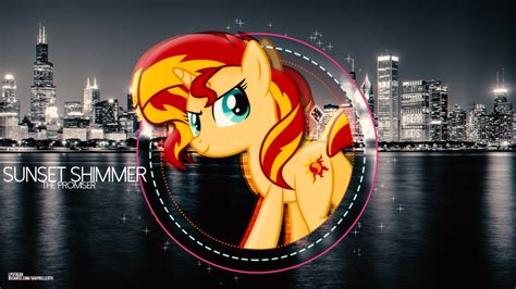 Safe Artist Sigma Artist Illumnious Derpibooru Import Edit Sunset Shimmer Pony