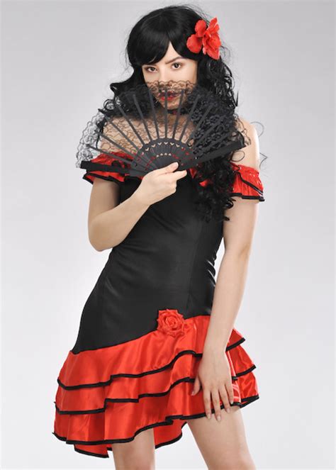 Adult Womens Sexy Spanish Senorita Costume