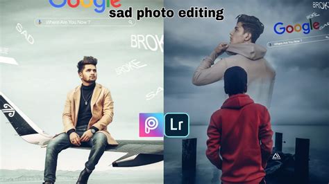 Sad Photo Editing Like Nsb Picturesaakibkhan Youtube