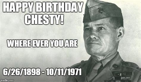 4 birthday memes with cute animals. Usmc Birthday Meme the Most Decorated Marine In History ...