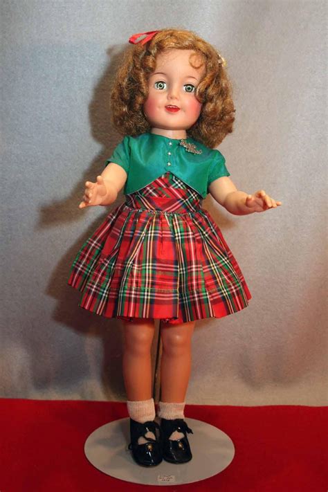 Shirley Temple Vinyl Doll By Ideal 19 Tall Original Tagged Plaid From