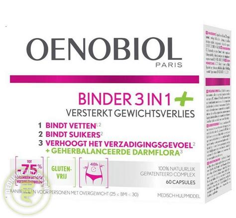 Oenobiol Paris Binder 3in1 Plus Capsules 60cp Dealsideals