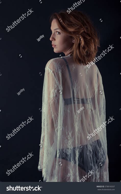 Beautiful Sexy Woman Wearing See Through ภาพสตอก 378918337 Shutterstock