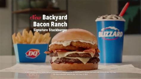 Dairy Queen Backyard Bacon Ranch Signature Stackburger Tv Spot Tasty