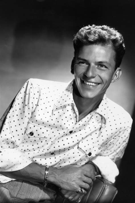 And if you should survive to 105. 20 Black and White Photos of a Very Young Frank Sinatra in ...