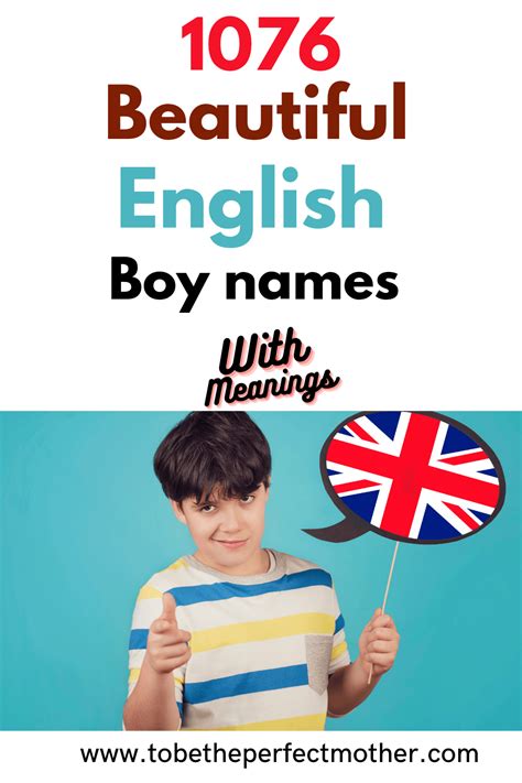 1076 English Boy Names With Meanings To Be The Perfect Mother