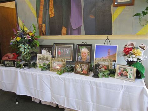 Creating A Memorable Memorial Table Funeral Reception Memory Table