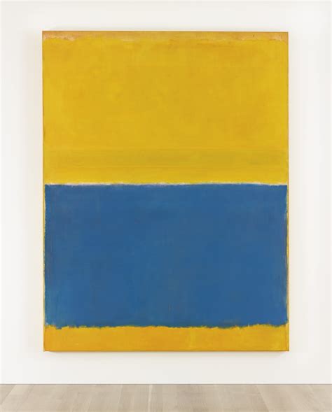 Mark Rothko Untitled Yellow And Blue 1954 Mutualart