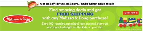 Melissa And Doug Sale Plus Free Shipping