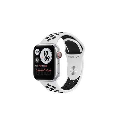 Apple Watch Nike Series 6 Gps 40mm Silver Aluminium Case Med Pure