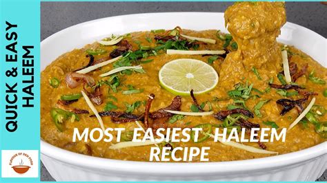 Easy Haleem Recipe Best Reshewala Haleem How To Make Haleem At Home