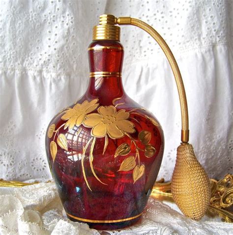 On the site, you can find a massive collection of robust quality gold glass perfume bottle decoration that are applicable for packaging various distinct liquid products such as perfume, nail. Antique Perfume Bottle Art Deco Ruby Red Perfume Bottle ...