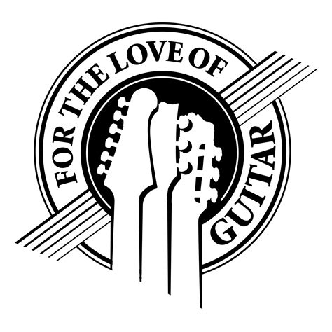 For The Love Of Guitar Logo Png Transparent And Svg Vector Freebie Supply