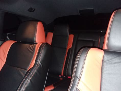 New 2015 2016 Dodge Challenger Black Katzkin Leather Seat Replacement