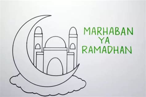 Kreasikan Gambar Mewarnai Marhaban Ya Ramadhan 2024 Terbaru Ragam