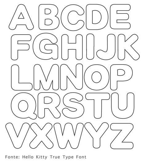 Si quieres imágenes de letras grandes para imprimir y aprender el abecedario con ellas, este blog es perfecto para ti. Moldes de Letras em EVA Para Imprimir e Usar em Mural | Mensagens e Atividades