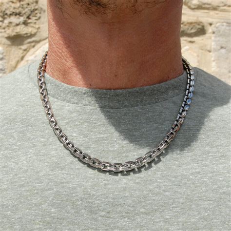 Titanium Executive Chain Necklace