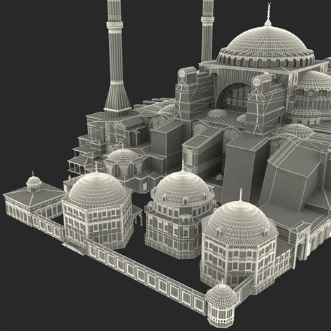 3d Model Hagia Sophia 2