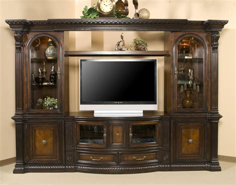 Maybe you would like to learn more about one of these? Grand Estates Entertainment Center w/ 2 Glass Cabinet ...