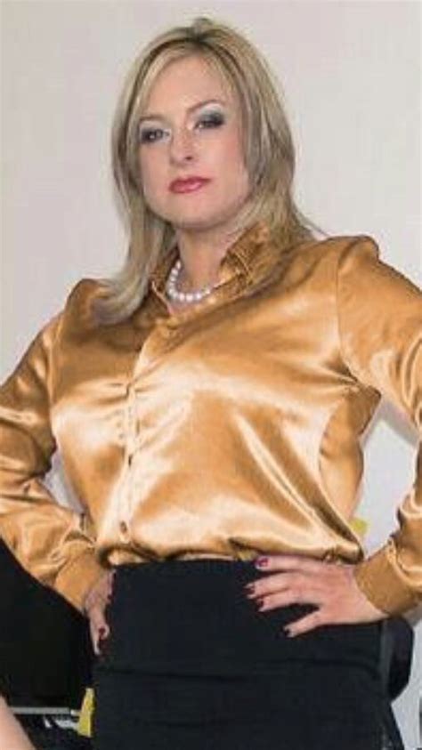 Pin By Mark Tracey On Sexy Shiny Blouse Satin Blouses Satin Blouse