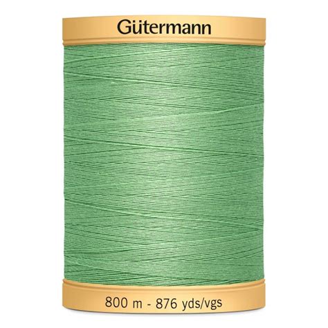 Gutermann Natural Cotton Thread 800m876yds Shamrock Green Ozquilts