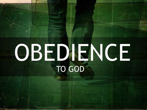 obedience to god it s not an outward behavior it s an inward fact jesus without religion