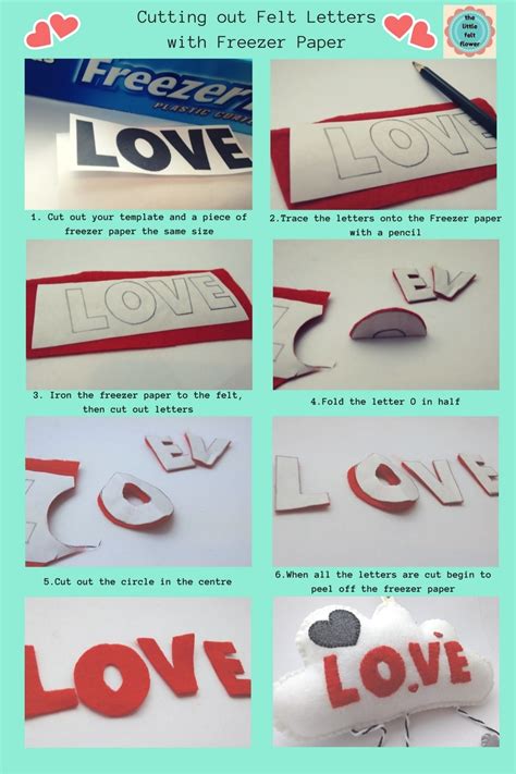 How To Cut Out Letters In Felt