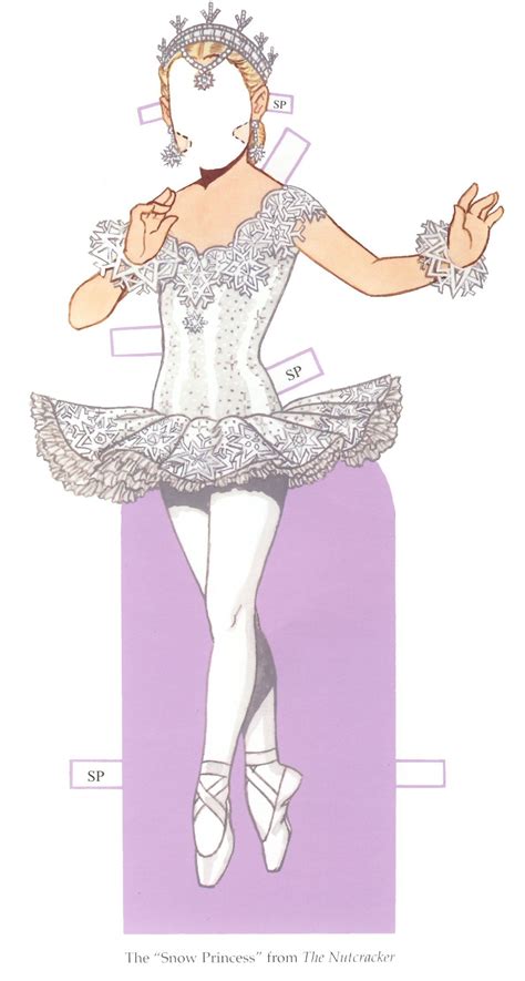 ballet princesses paper doll by tom tierney dover publications 1 of 8 paper doll dress