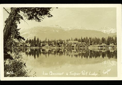 Postcard 10486 Taylor G Morris Lac Beauvert And Jasper Park Lodge