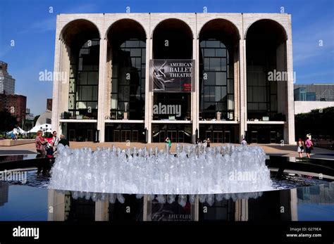 New York City The Metropolitan Opera House At Lincoln Center For The