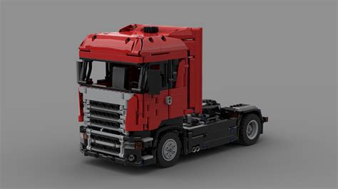 Cars / free building instructions / original creations / trial trucks 29/12/2018 LEGO MOC Scania truck by levs_lego_technic_creations | Rebrickable - Build with LEGO