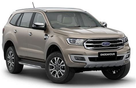 2020 Ford Endeavour Bs6 Suv Launched In India At Rs 2955 Lakh Toyota