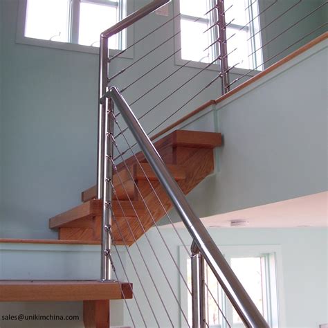 Unikim Stainless Steel Cable Wire Stair Balcony Railing Balustrade