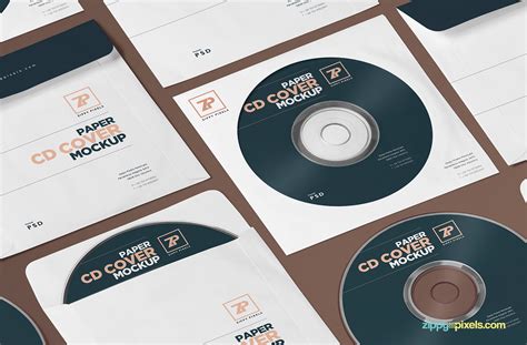 Download Free Paper CD Cover Mockup + CD Mockup on Behance