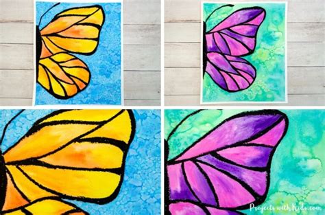 Beautiful Watercolor Butterfly Painting For Kids To Make Projects