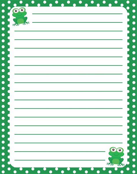 Printable Letter Writing Template For Kids Leiilafitria